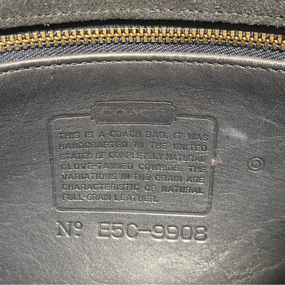 Coach Bag Black Vintage Devon Shoulder Bag- Restored - Picture 10 of 17